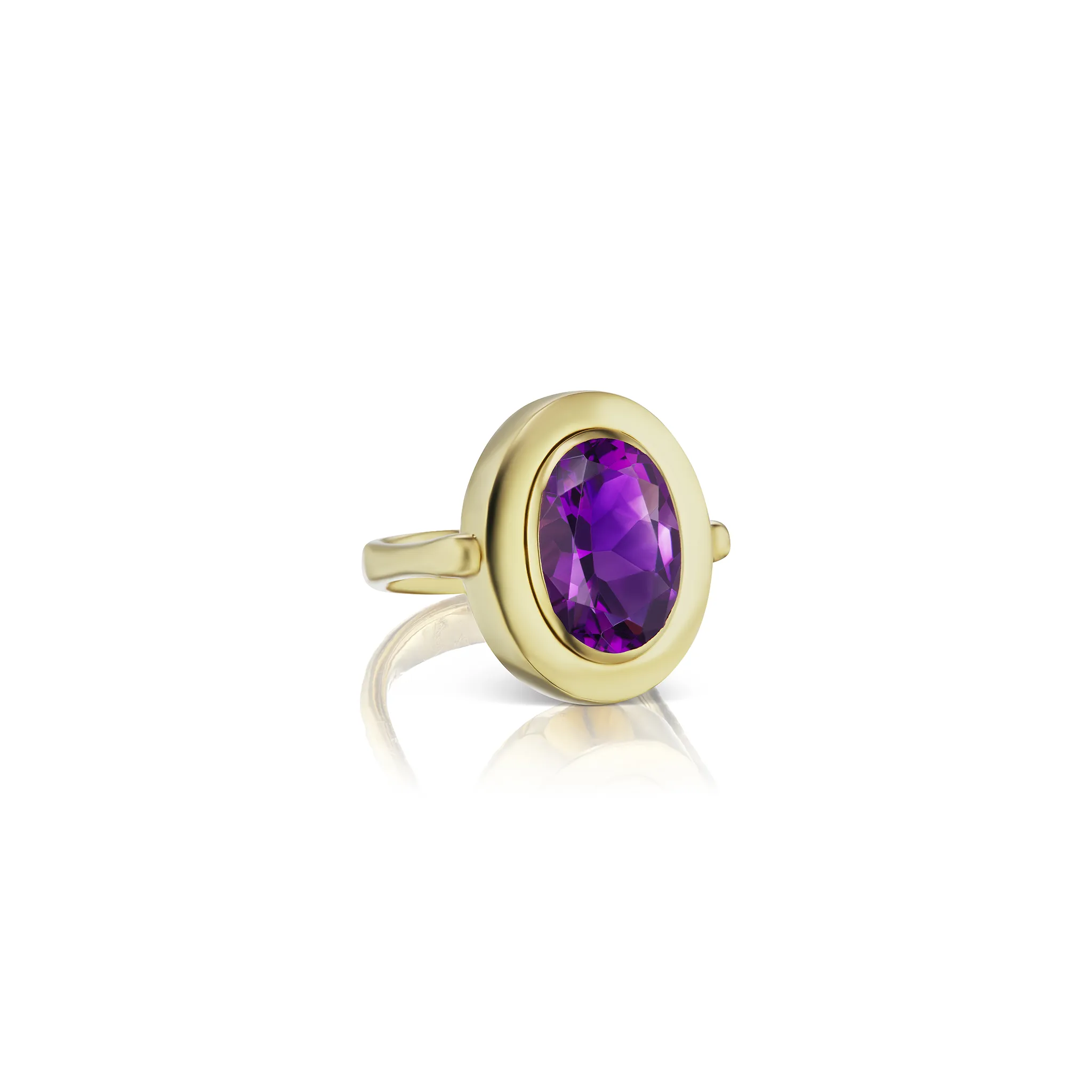 Cocktail Ring with Amethyst