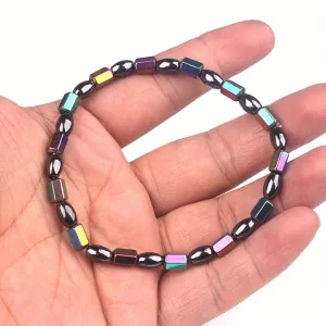 Colorful Magnetic Gallstone Beaded Anklet Foot Jewelry