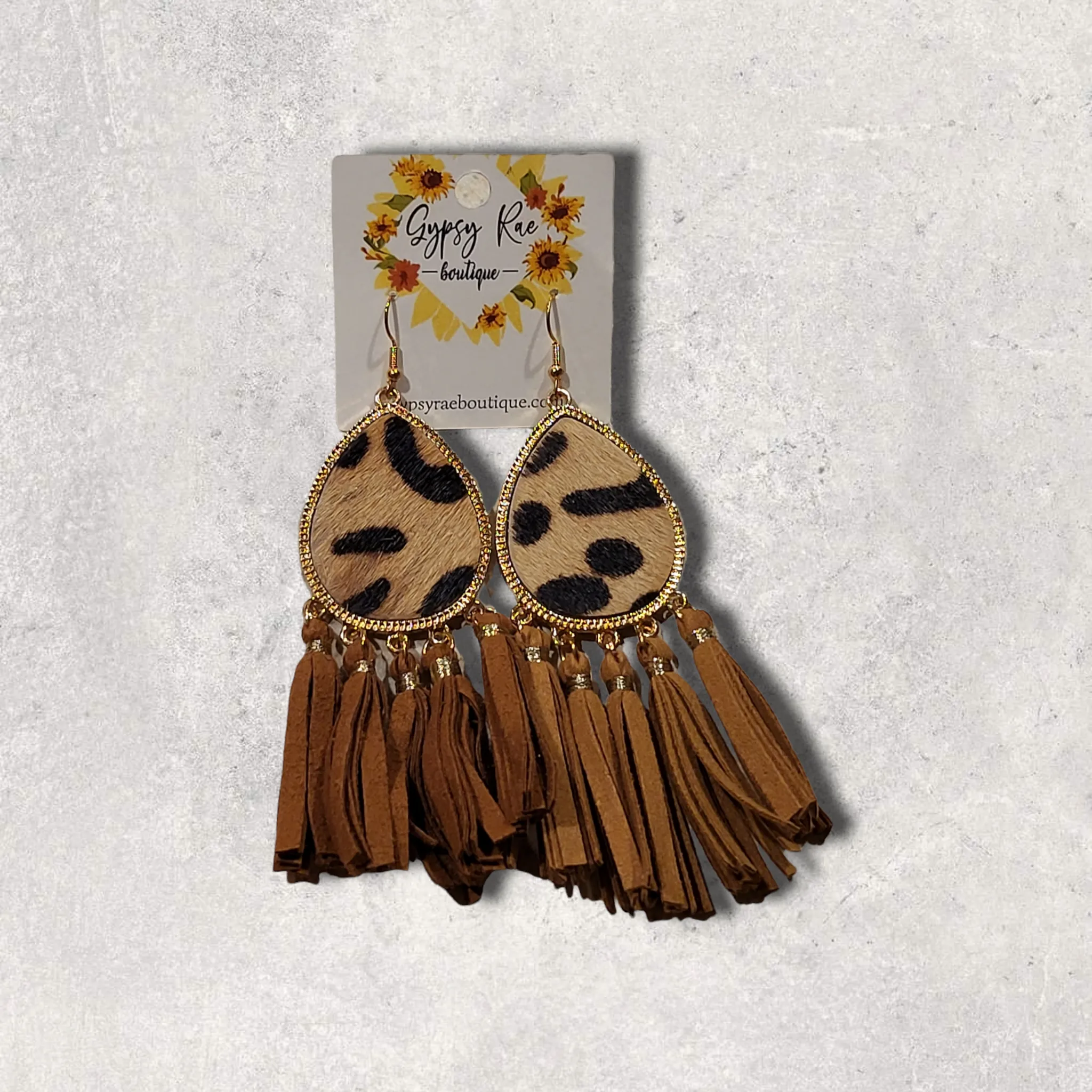 Cow Fringe Earrings