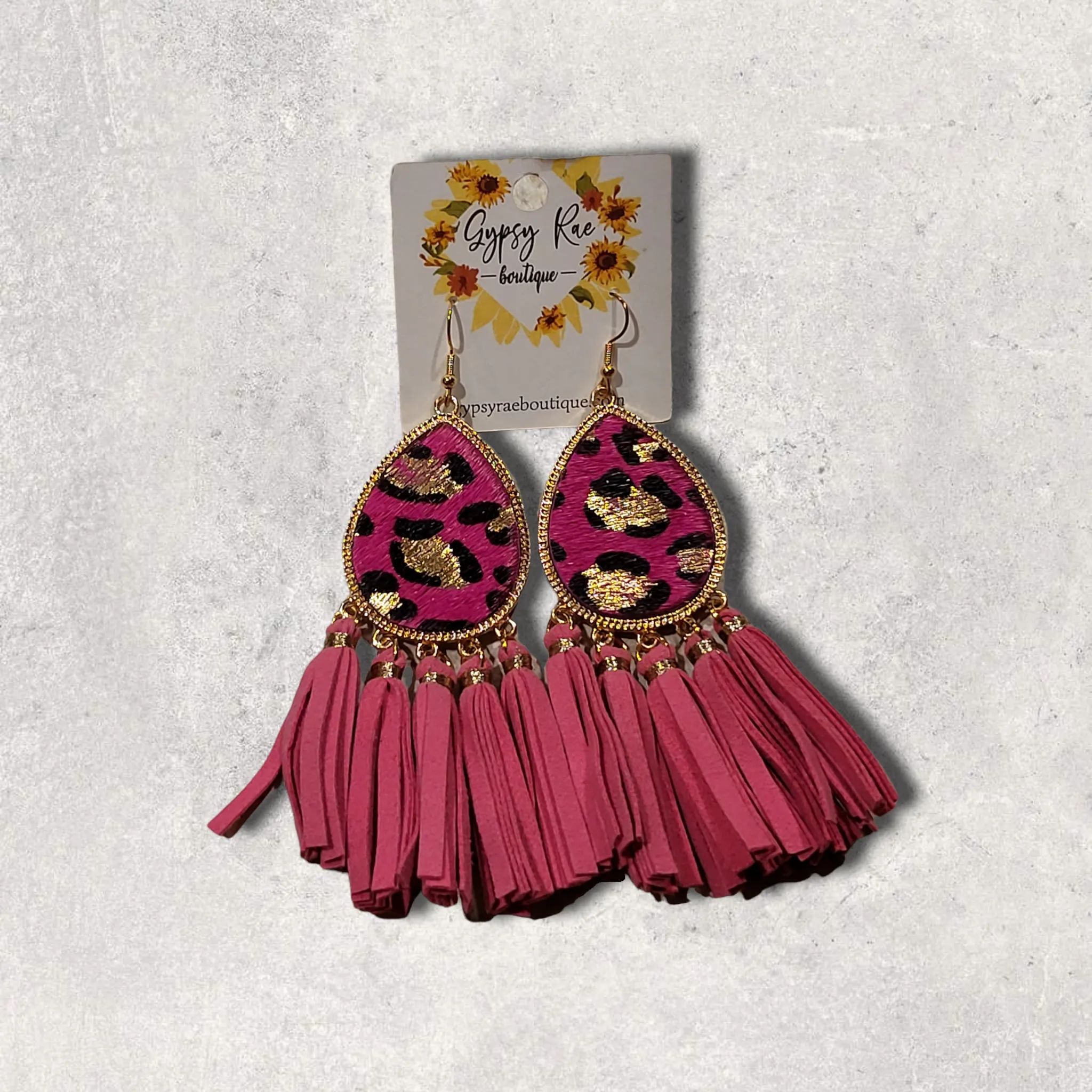 Cow Fringe Earrings