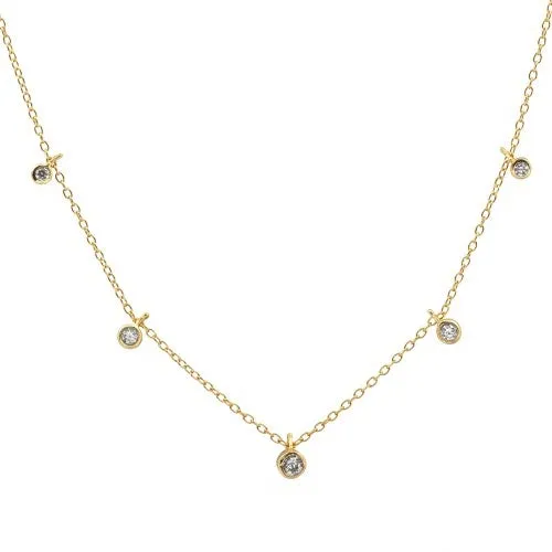 Crystal Dew Drop Necklace