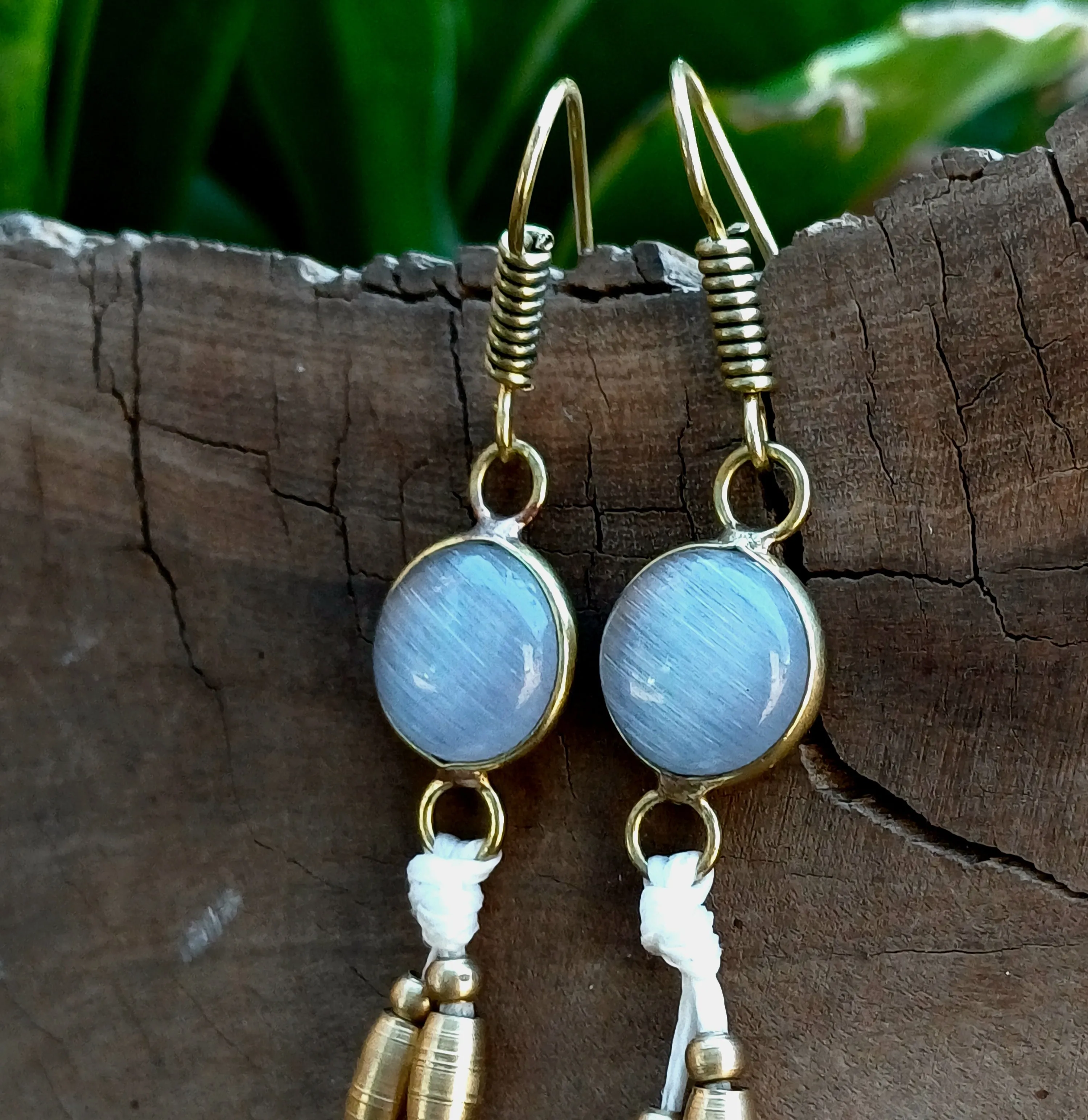 Crystal Feather Earrings