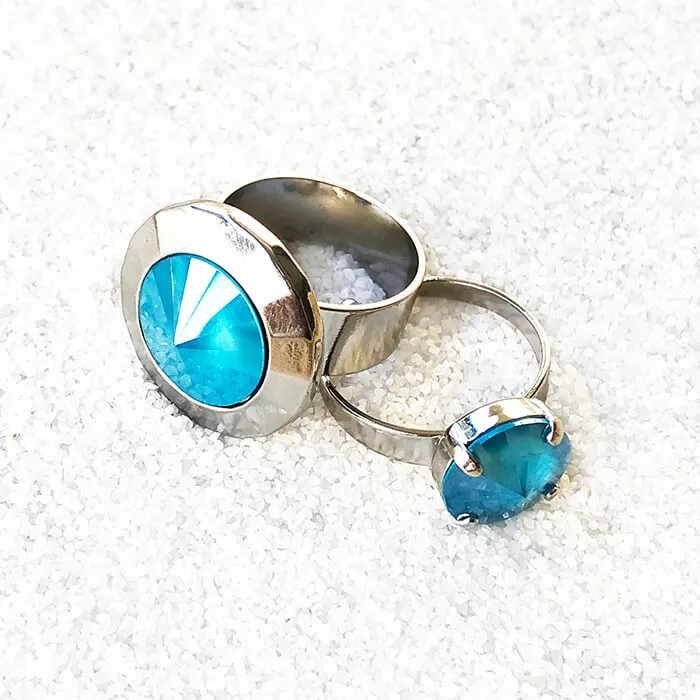 Cuba Crystal Cocktail Ring