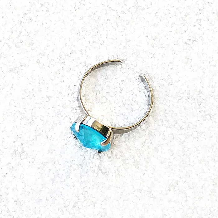 Cuba Crystal Cocktail Ring