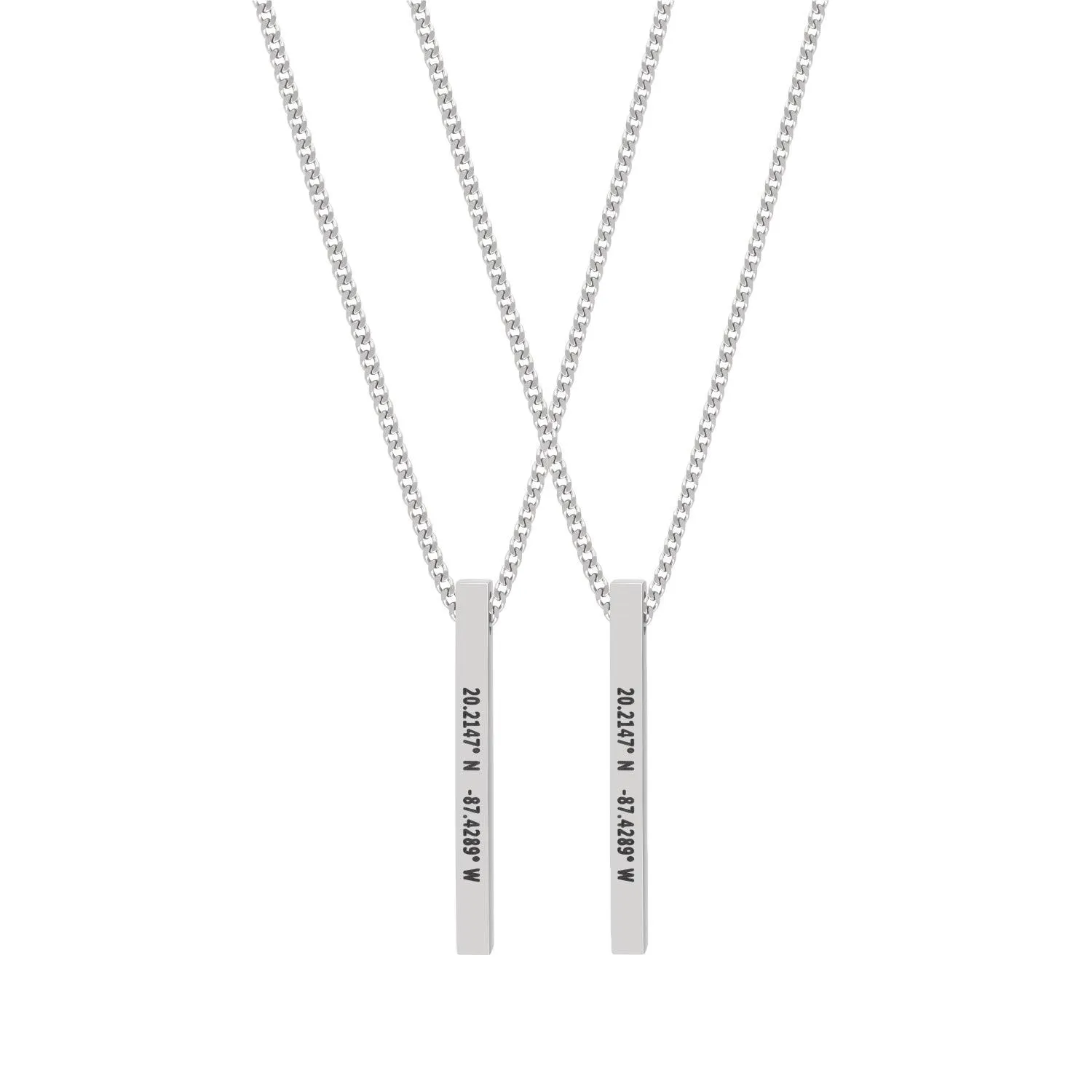 Custom Bar Necklace Set