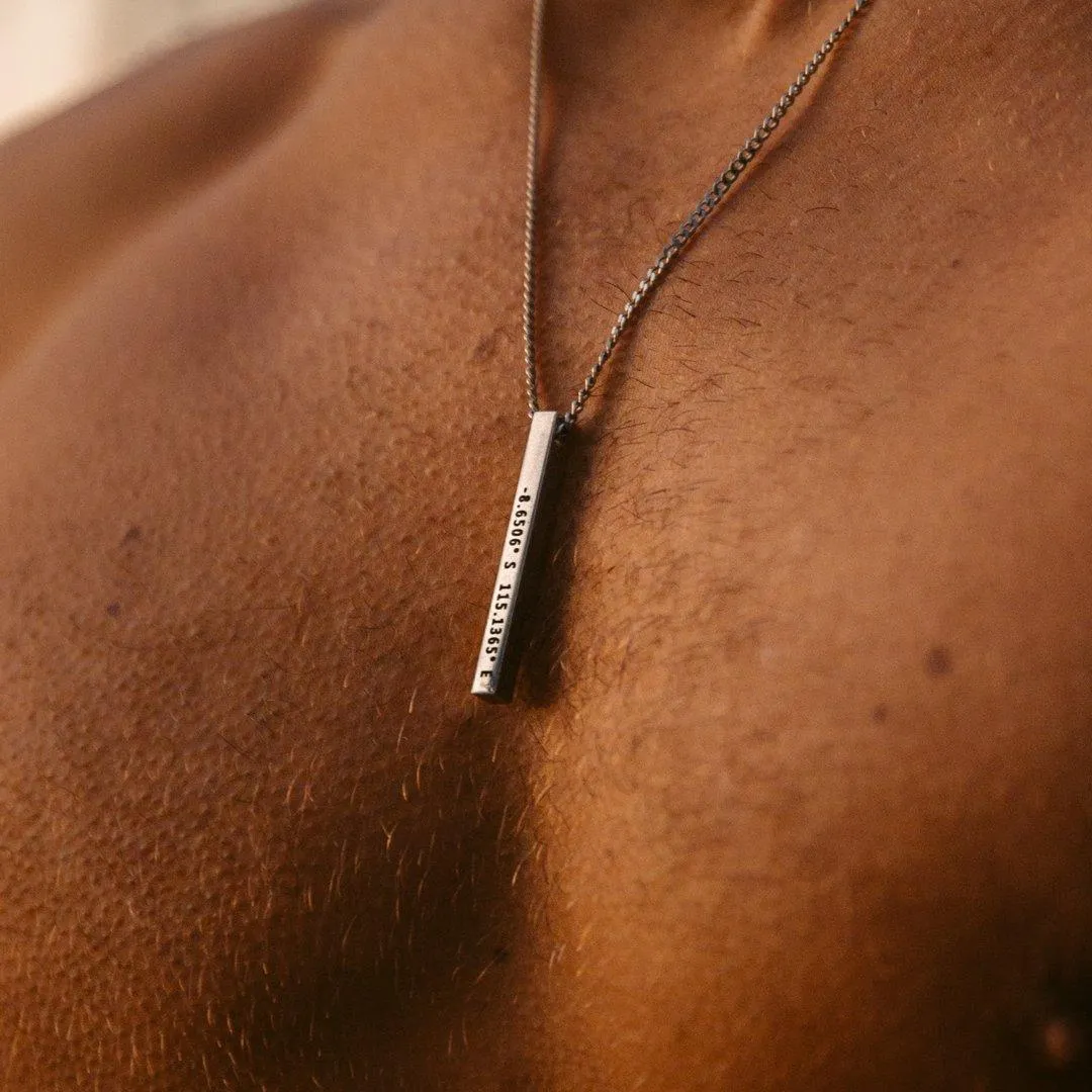 Custom Bar Necklace Set