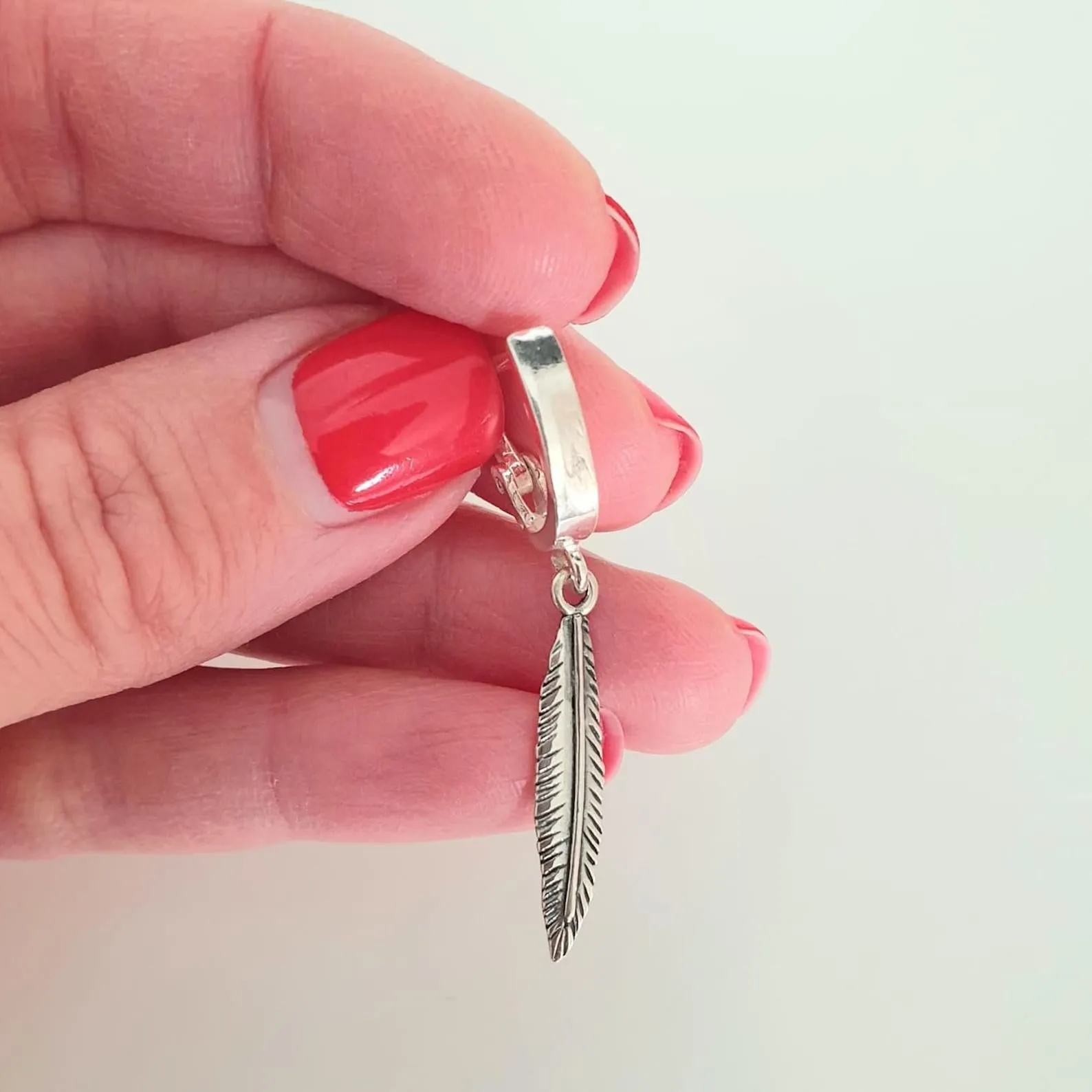Designer Earring for Men - Feather Earring