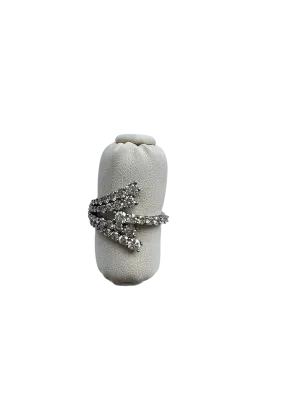 diamond deco cocktail ring