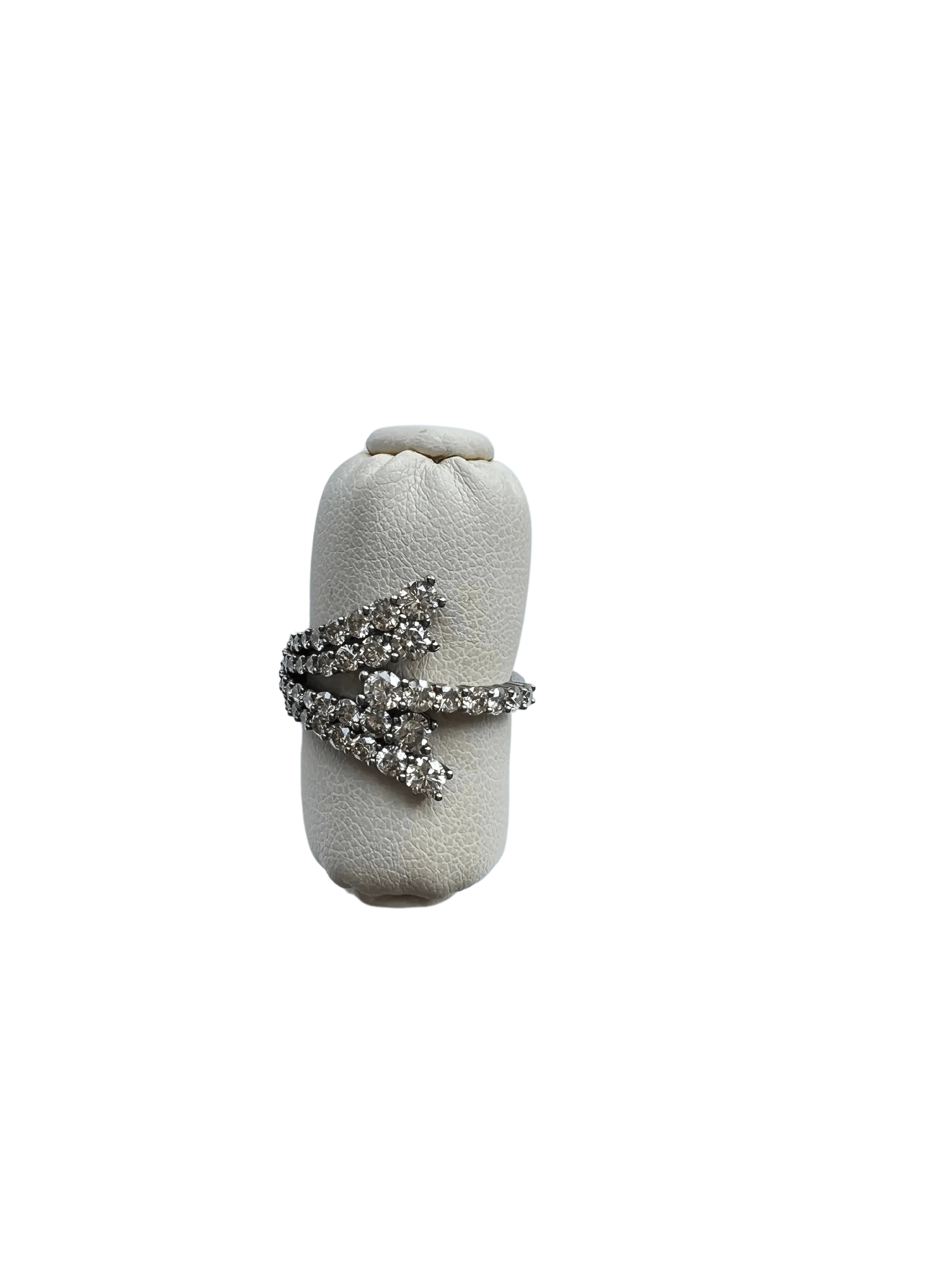 diamond deco cocktail ring