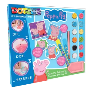 Diamond Dotz Peppa Pig Activity Set - Beginner Kit with Stickers & Bracelets