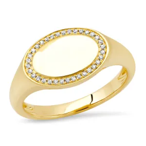 Diamond Signet Ring