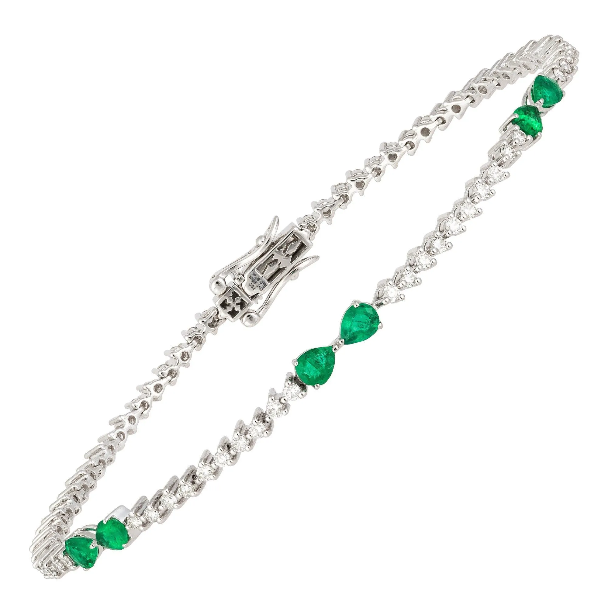 Diamond Tennis BRACELET 18K White Gold