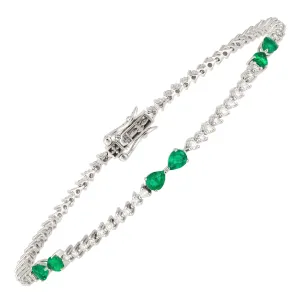 Diamond Tennis BRACELET 18K White Gold