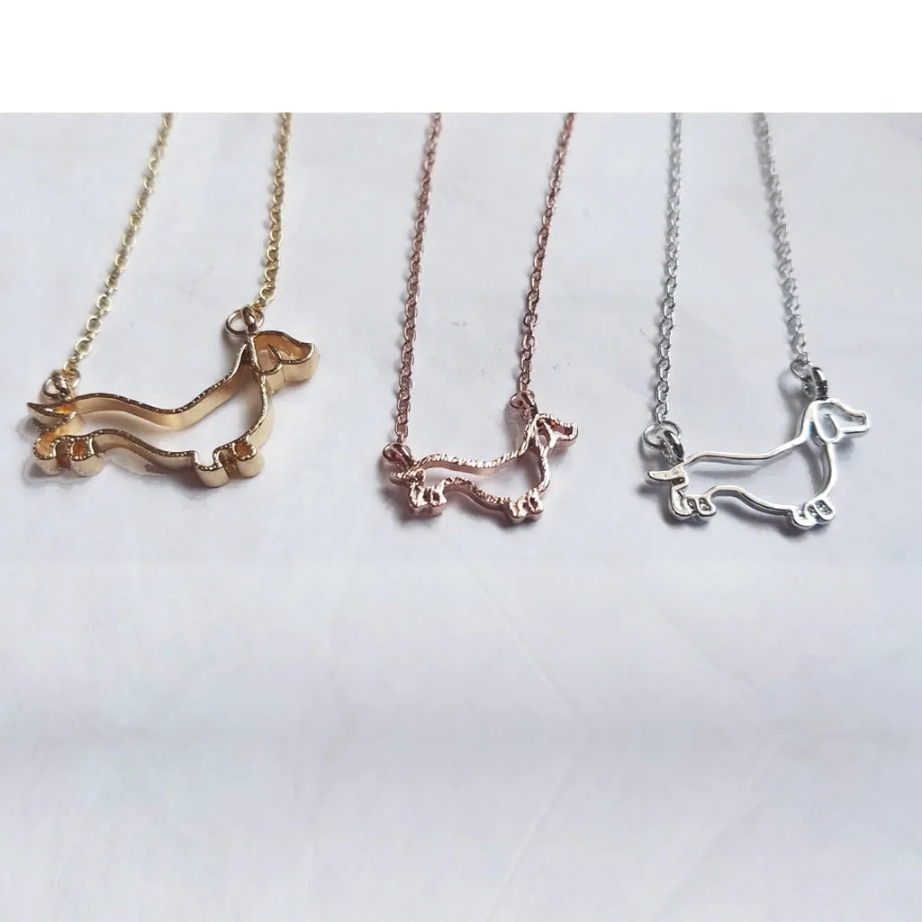 Doxie Necklace | Wiener Dog Mom Gift