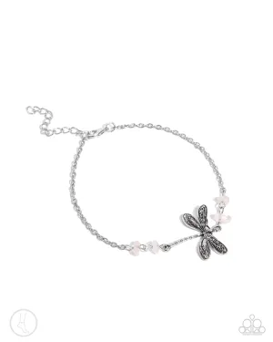 Dragonfly Dawn - Pink - Anklet
