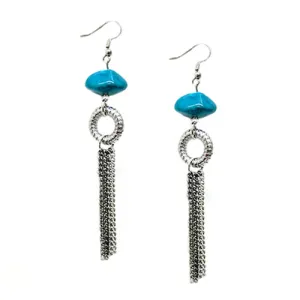 EARRINGS #HNE91045_BLU-BRW (se2)