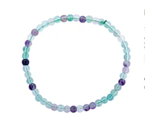 Earth's Elements - Fluorite Gemstone Beaded Beaded Bracelet