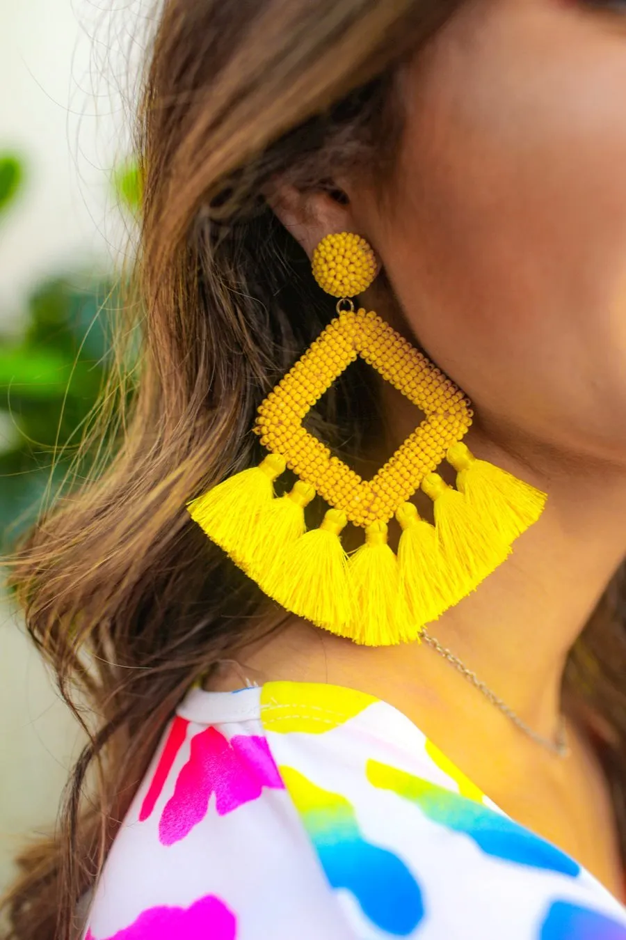 Ellie Fringe Drop Earrings