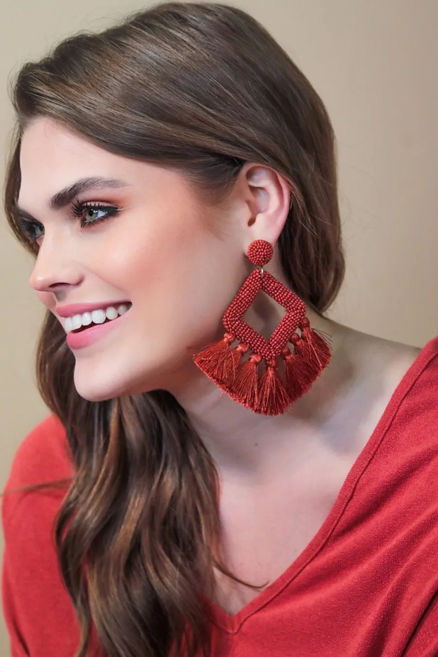 Ellie Fringe Drop Earrings