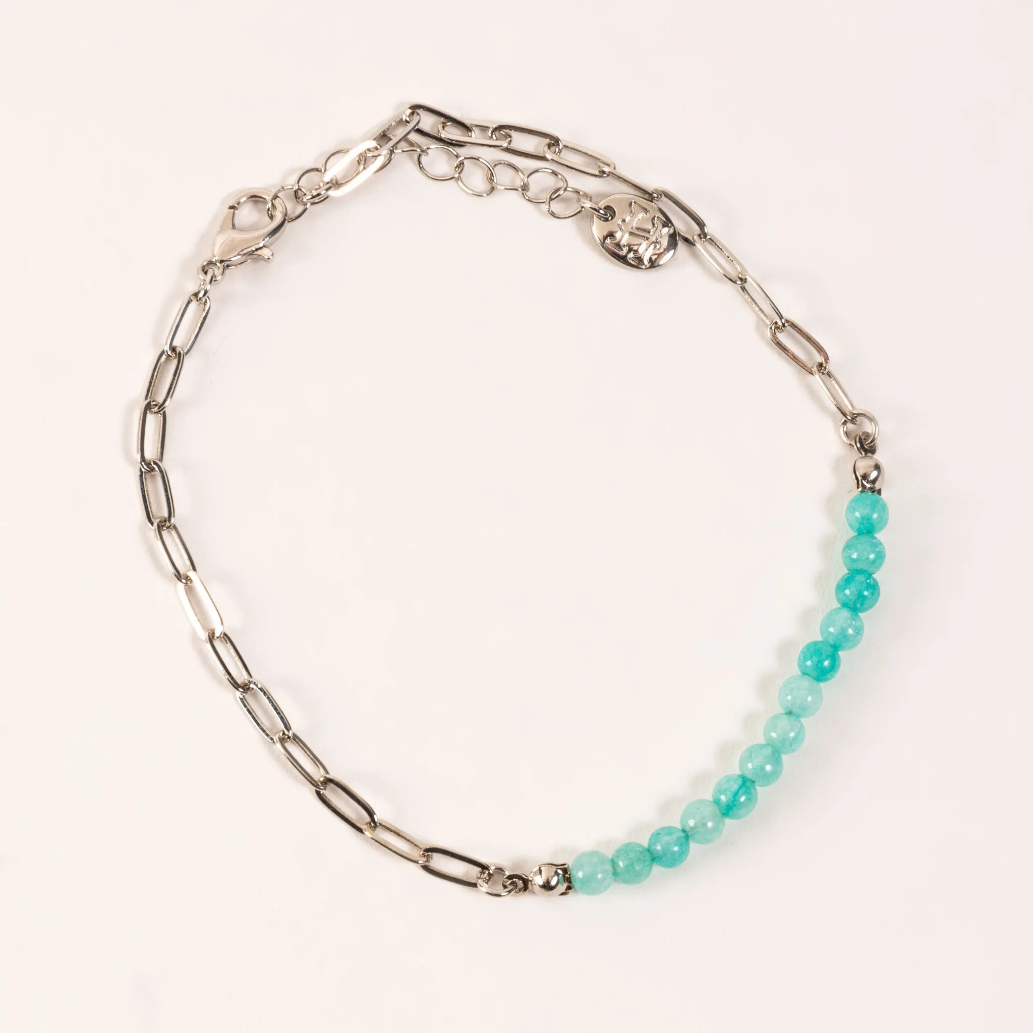 Elsie & Zoey Alexis Beaded Chain Anklet