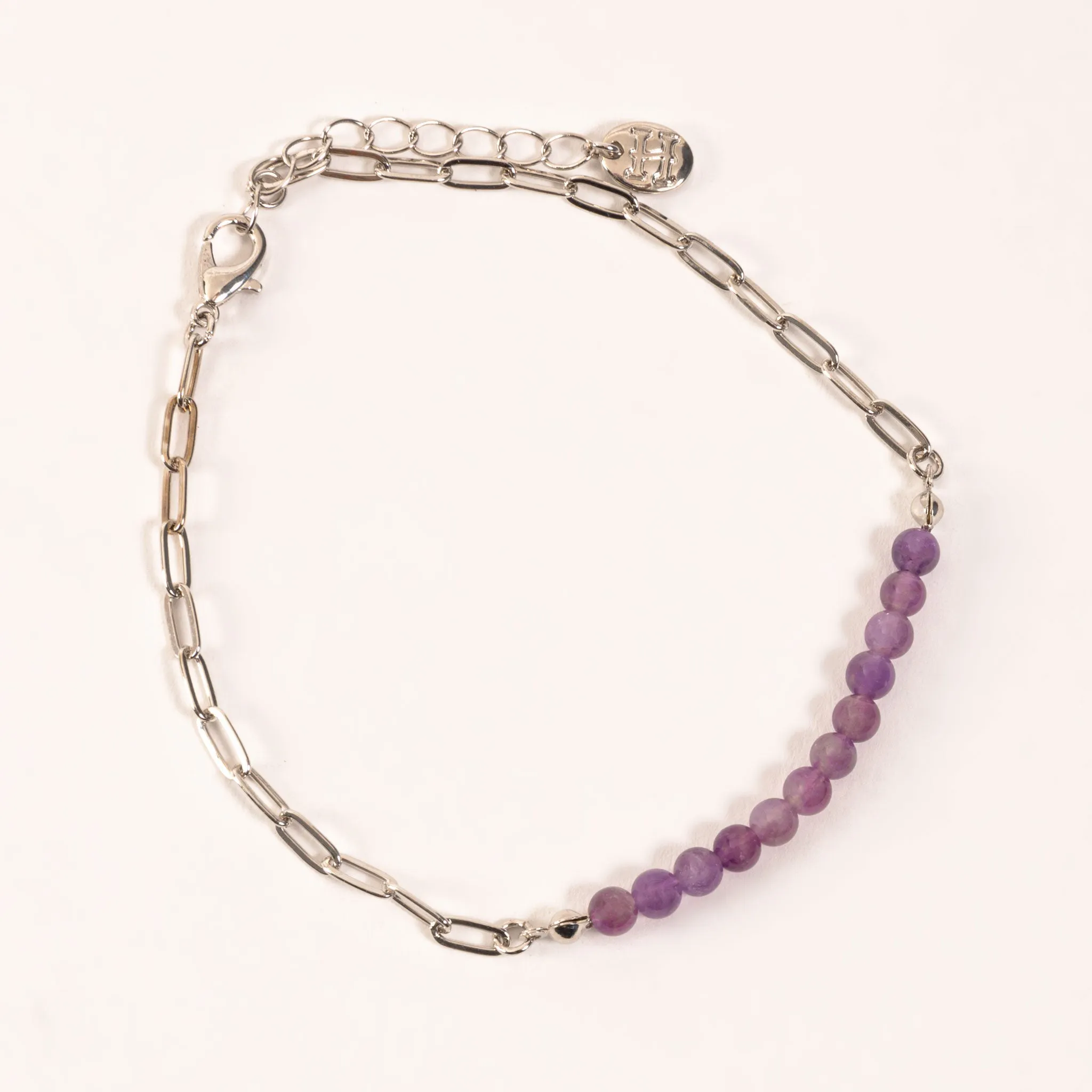 Elsie & Zoey Alexis Beaded Chain Anklet