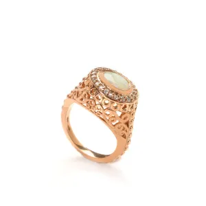Emmeline Cocktail Ring- Opal