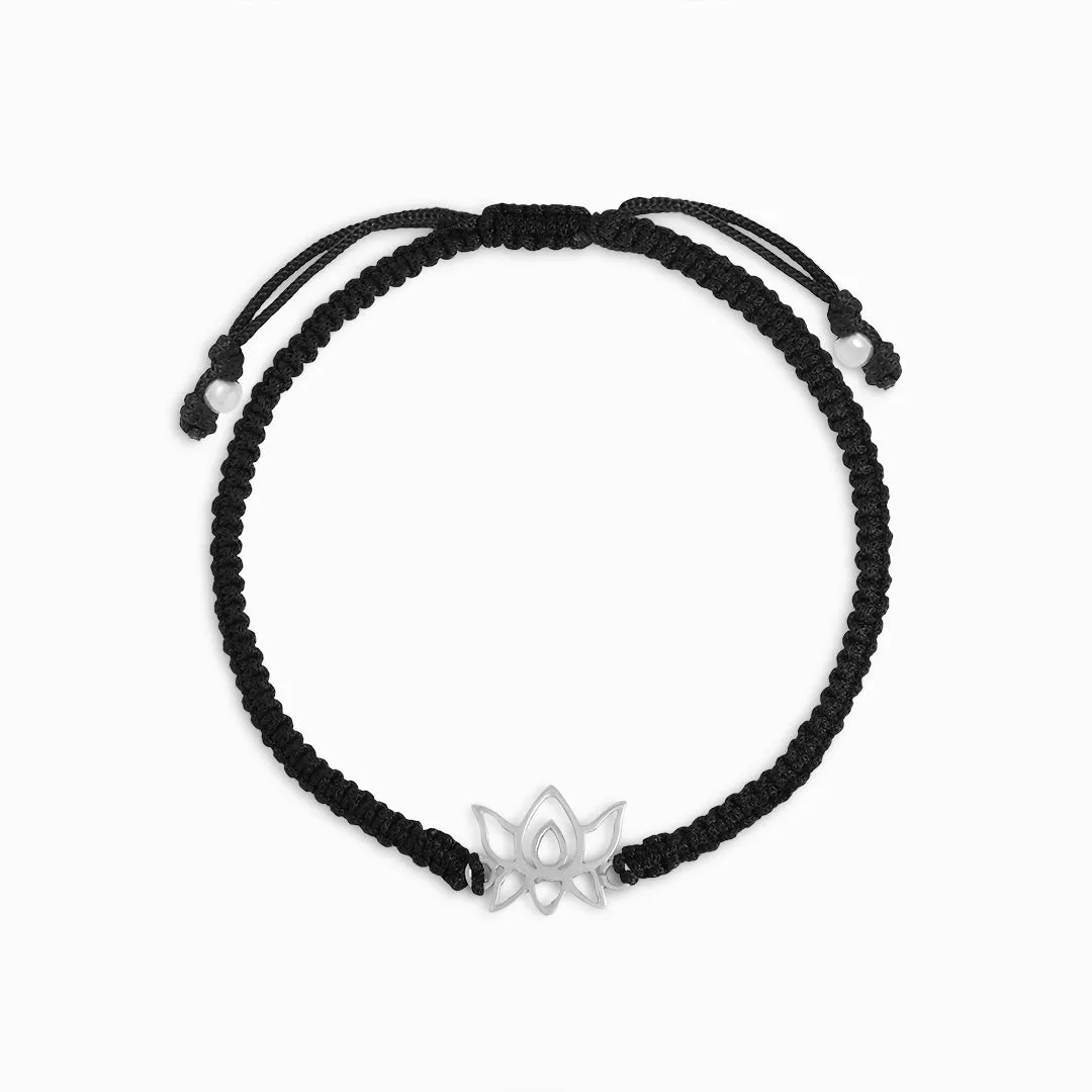 Enlighted and Enchanted Black Thread Anklet