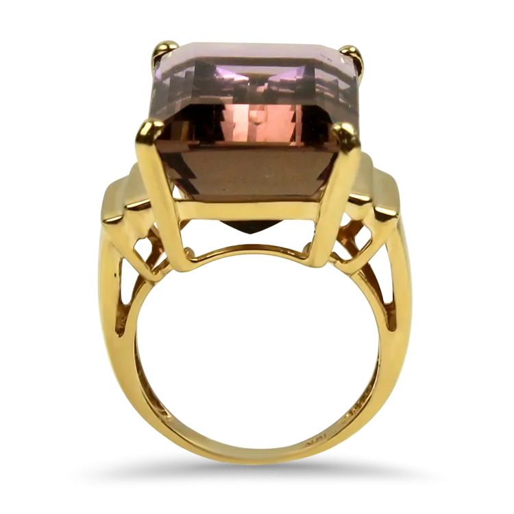 Estate 10k Yellow Gold Ametrine Ring