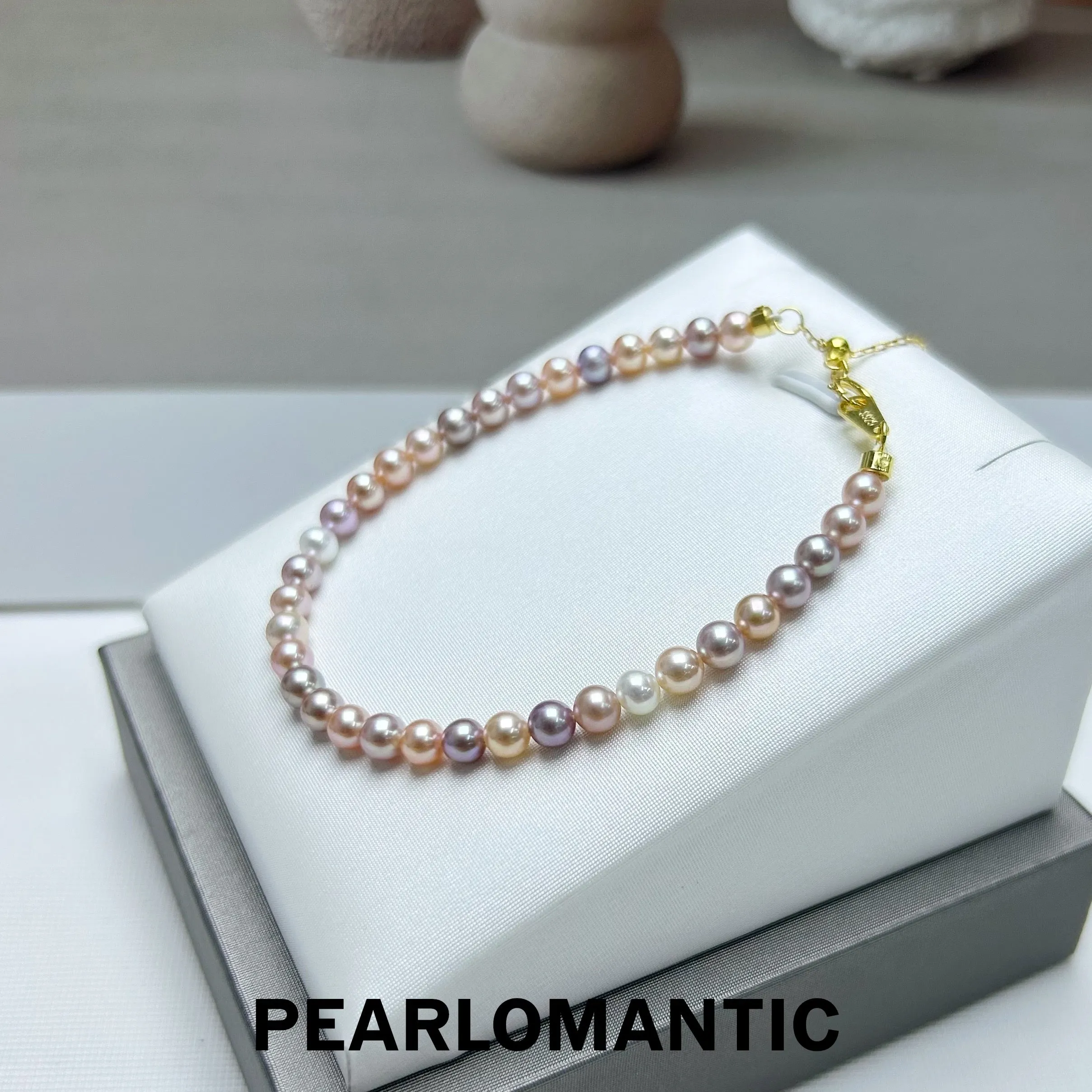 [Everyday Essentials] Freshwater Pearl 4-5mm Candy Color Baby Bracelets w/ S925 Clasp