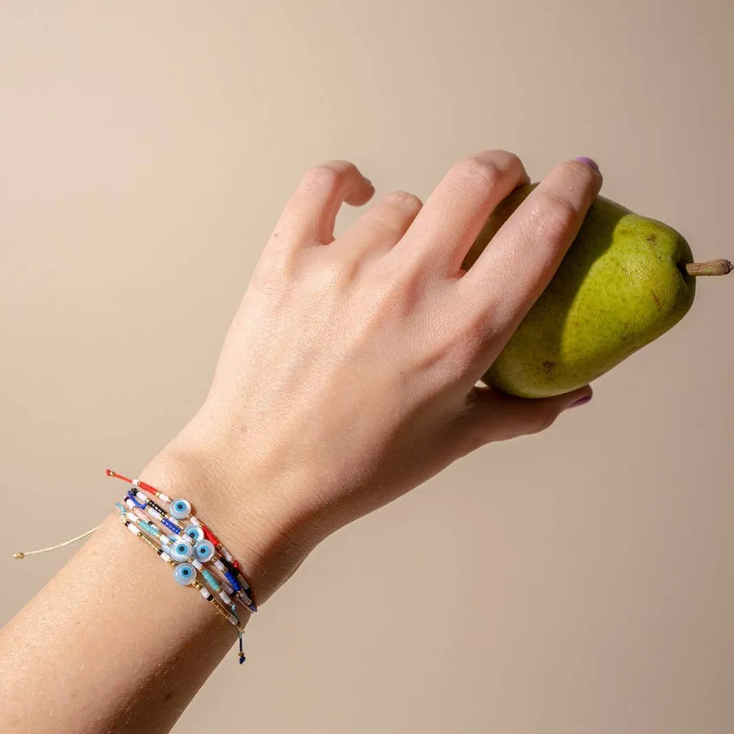 EVIL EYE ADJUSTABLE BRACELET