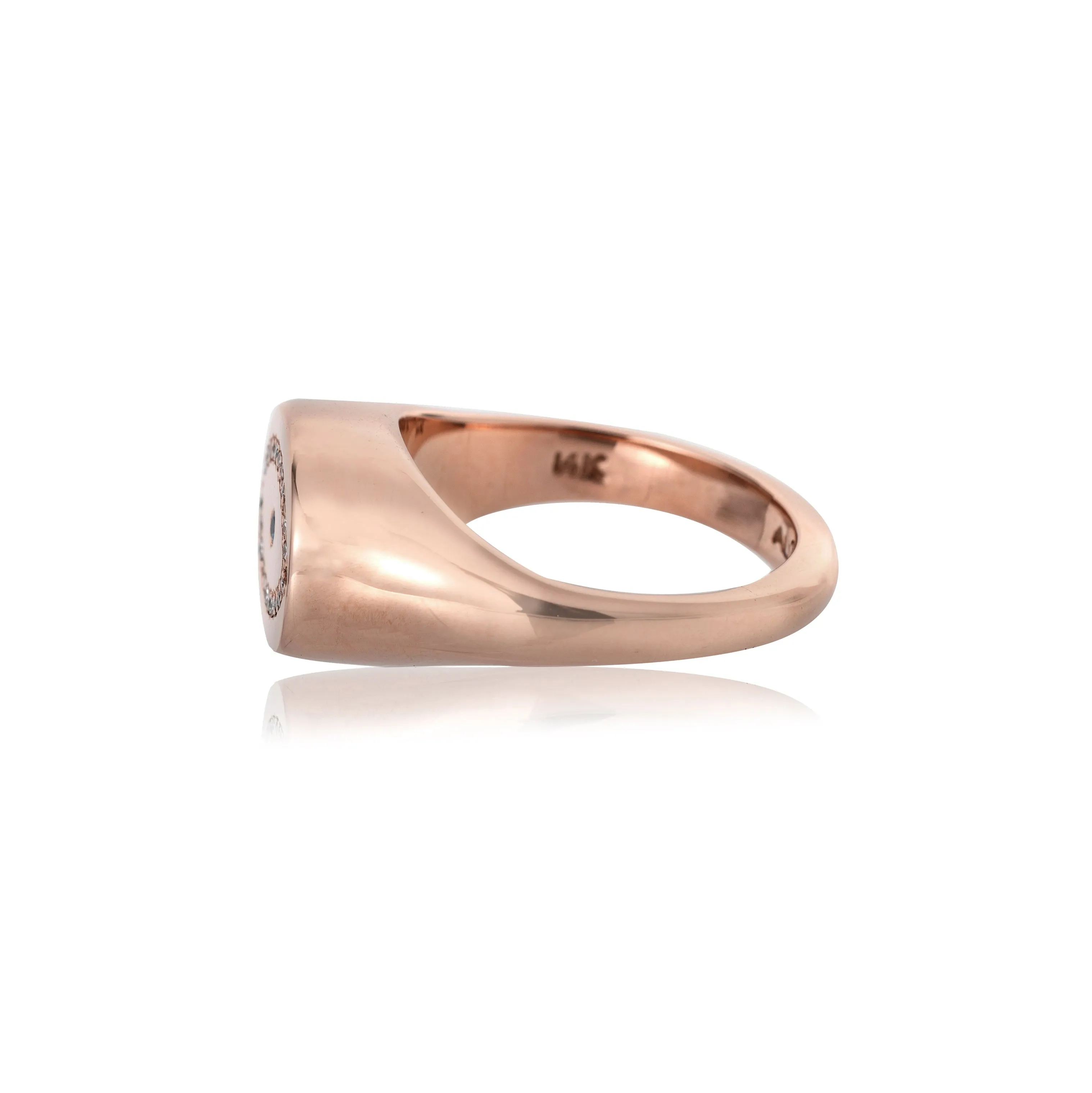 Evil Eye Signet Ring