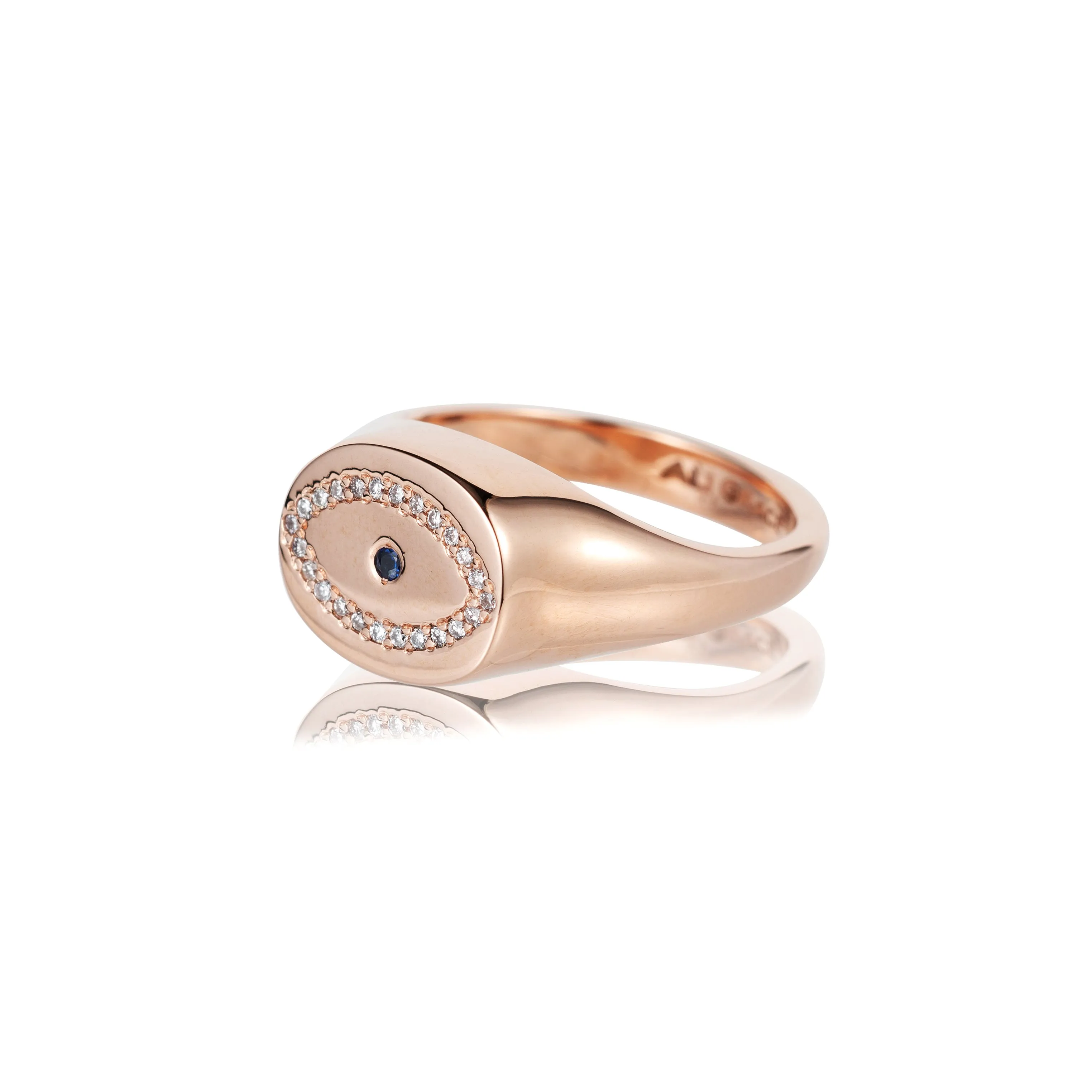 Evil Eye Signet Ring