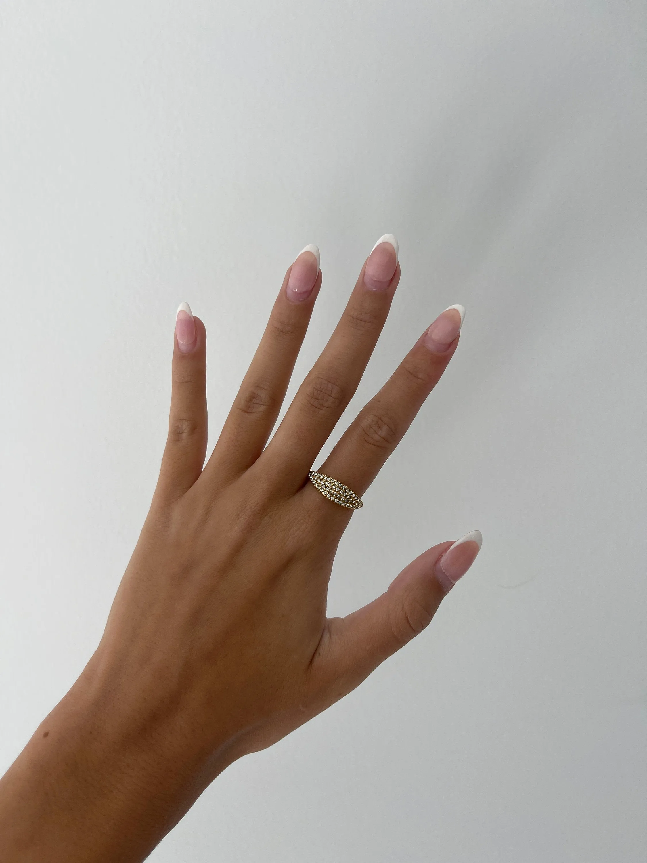 Falia Pave Signet Ring
