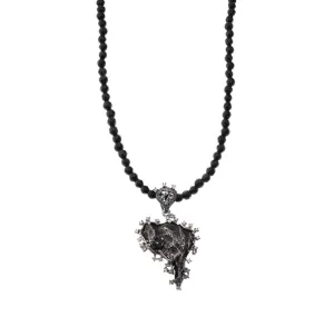 Fallen Debris Silver Necklace