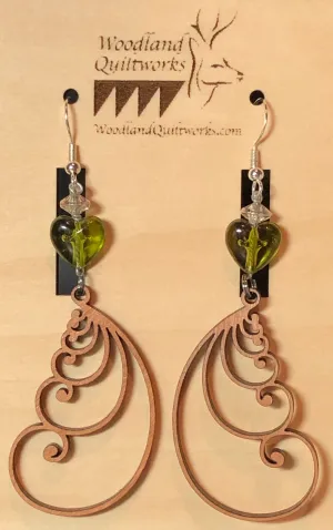 Feather Dangle Earrings 20-10011
