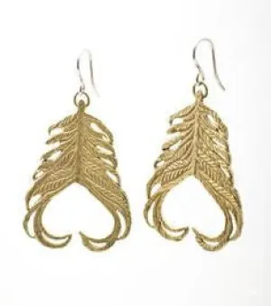 Feather Earring Sterling Silver