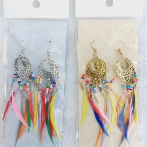 Feather Earrings - 2-1230
