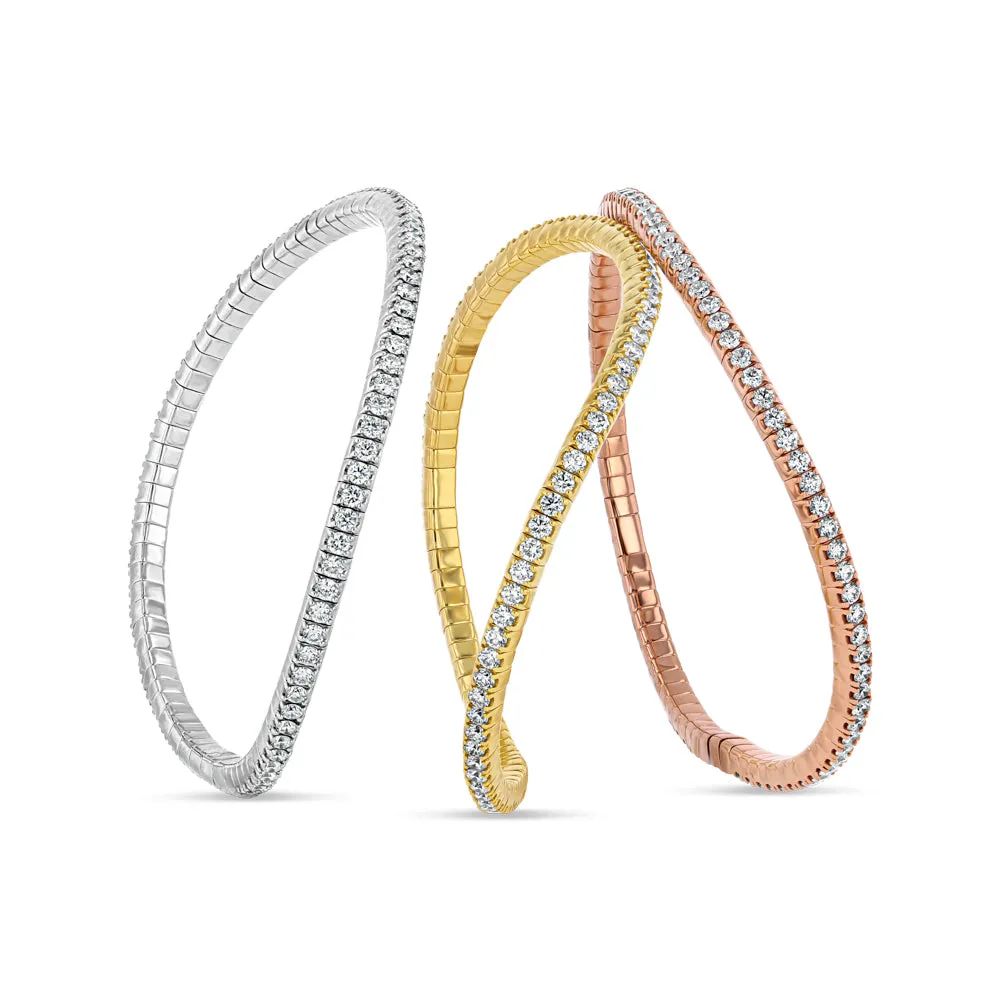 Flexible Diamond Tennis Bracelets
