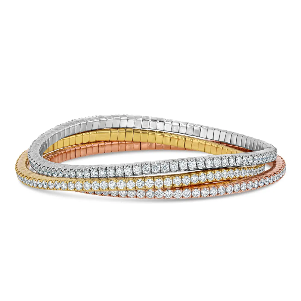 Flexible Diamond Tennis Bracelets