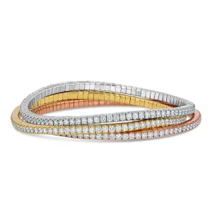 Flexible Diamond Tennis Bracelets