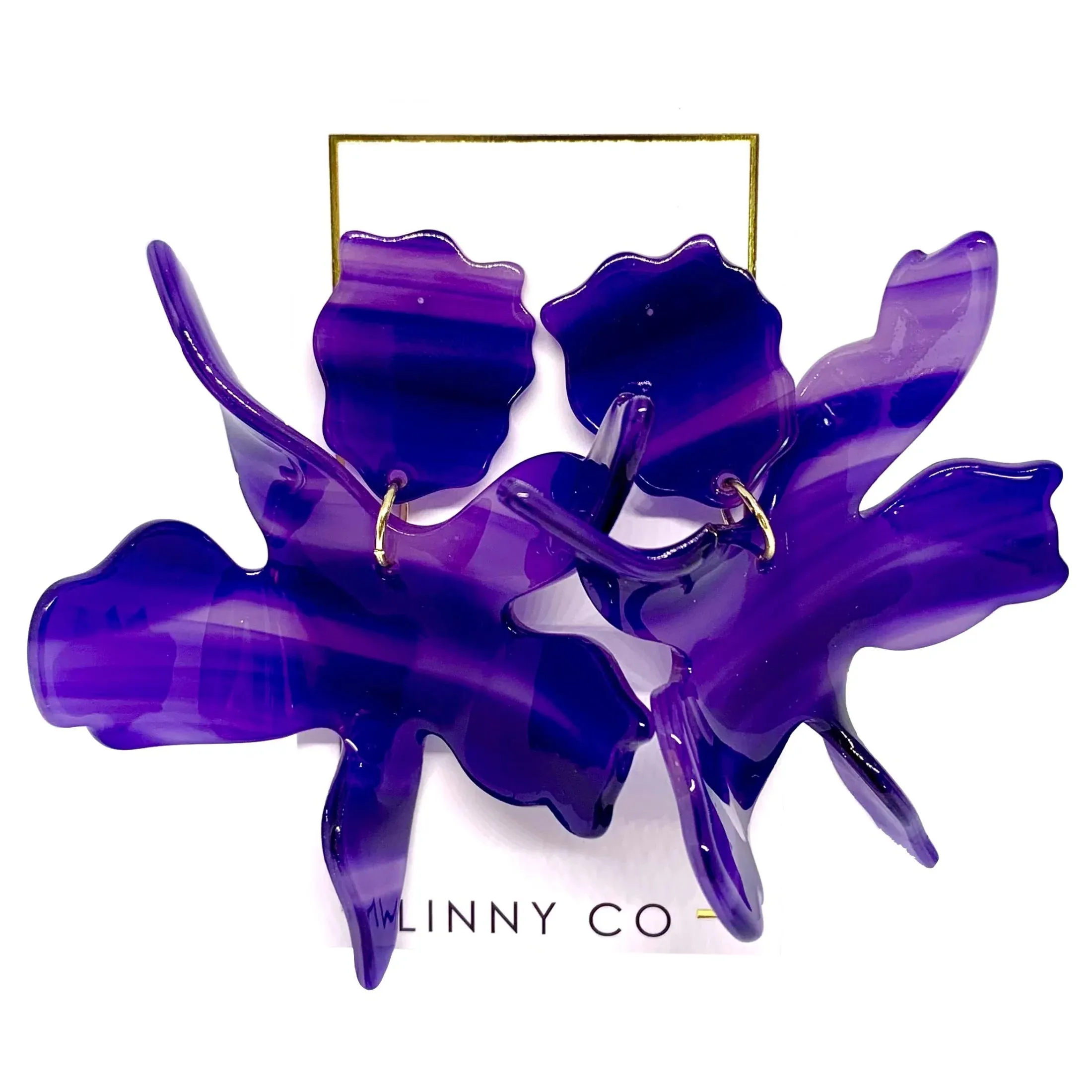Flora- Purple Amethyst Earrings