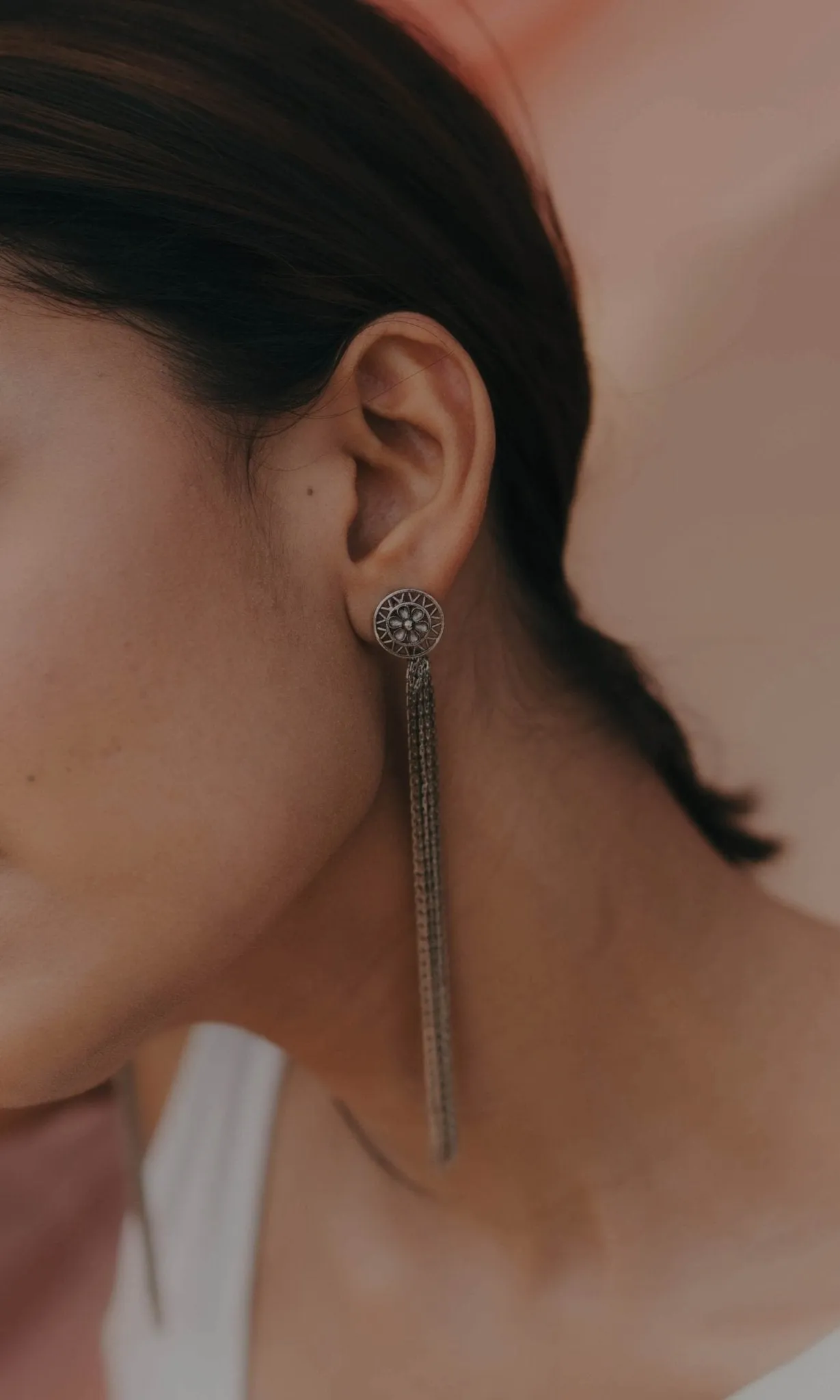 Flora Tassel Earrings