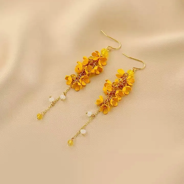 Flower Dangle Earrings