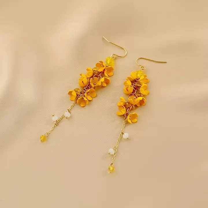 Flower Dangle Earrings