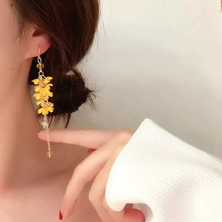 Flower Dangle Earrings
