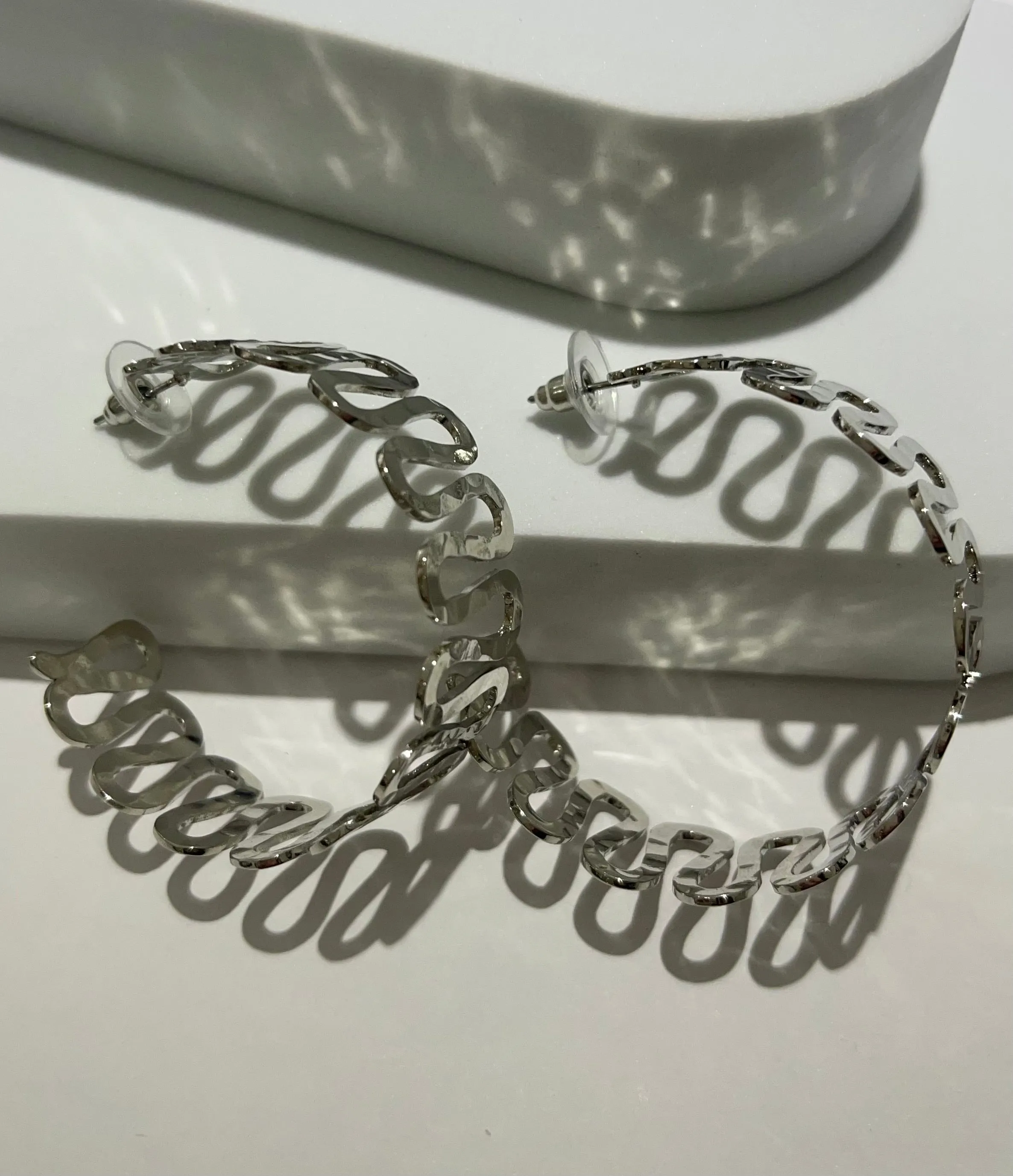 Forever Silver Hoop Earrings