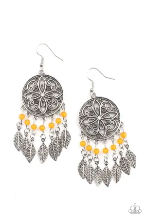 Free-Spirited Fashionista - Orange Earring