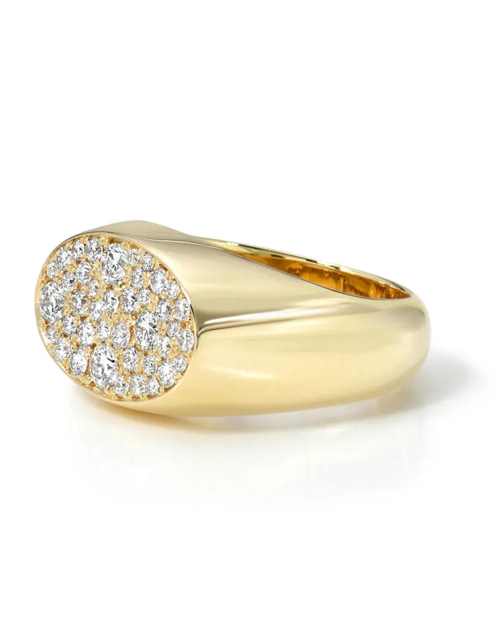 Galaxy Goldie Signet Ring