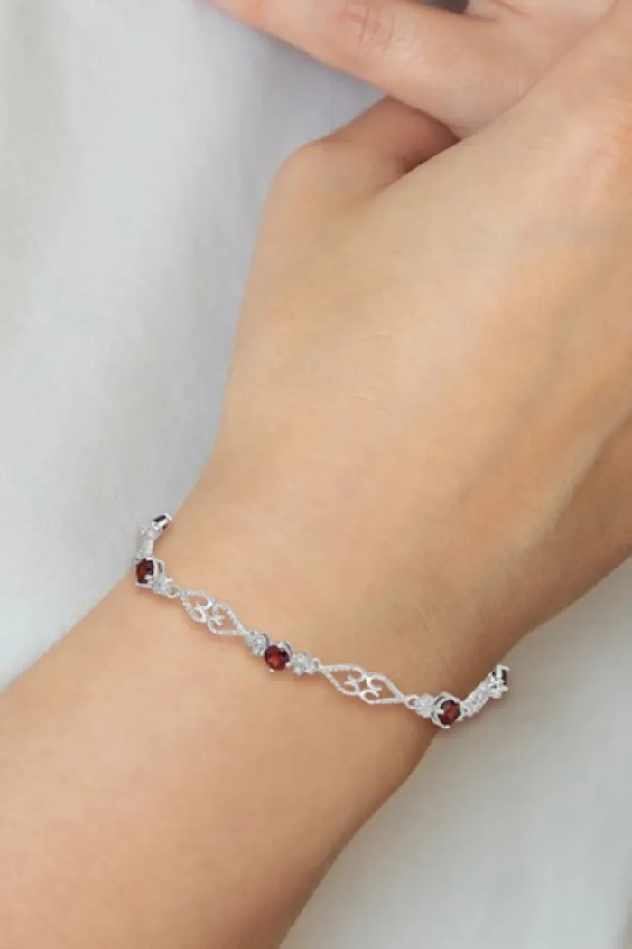 Gemstone & Diamond Bracelets