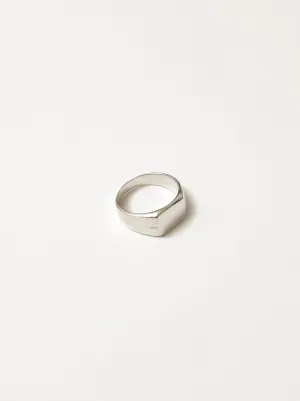 Gino Signet Ring - Sterling Silver